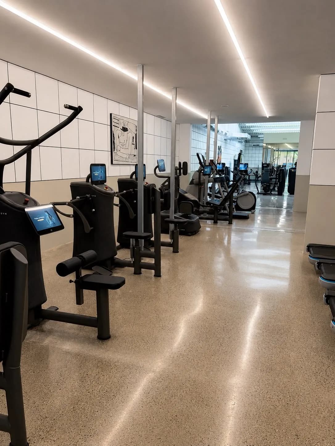 Zona exclusiva EGYM de entrenamiento inteligente en Premier Gym S'Escorxador, Palma de Mallorca